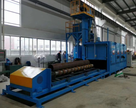 银川喷砂机在管道除锈中的现场施工应用