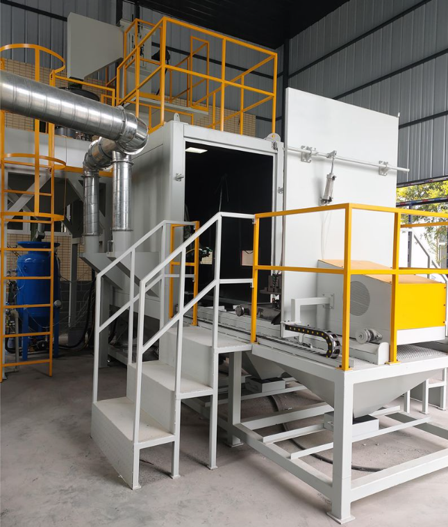 银川全自动喷砂机 实现无人化高效生产