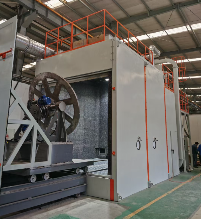 银川封闭式喷砂房,环保与处理效果双保障