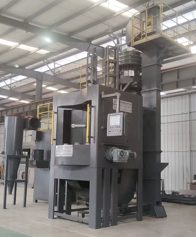 银川转盘式喷砂机 提升圆形工件处理效率