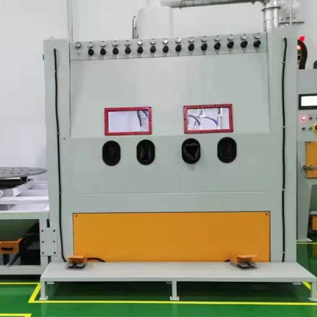 银川高效生产,从箱体手动喷砂机开始,提升零部件质量